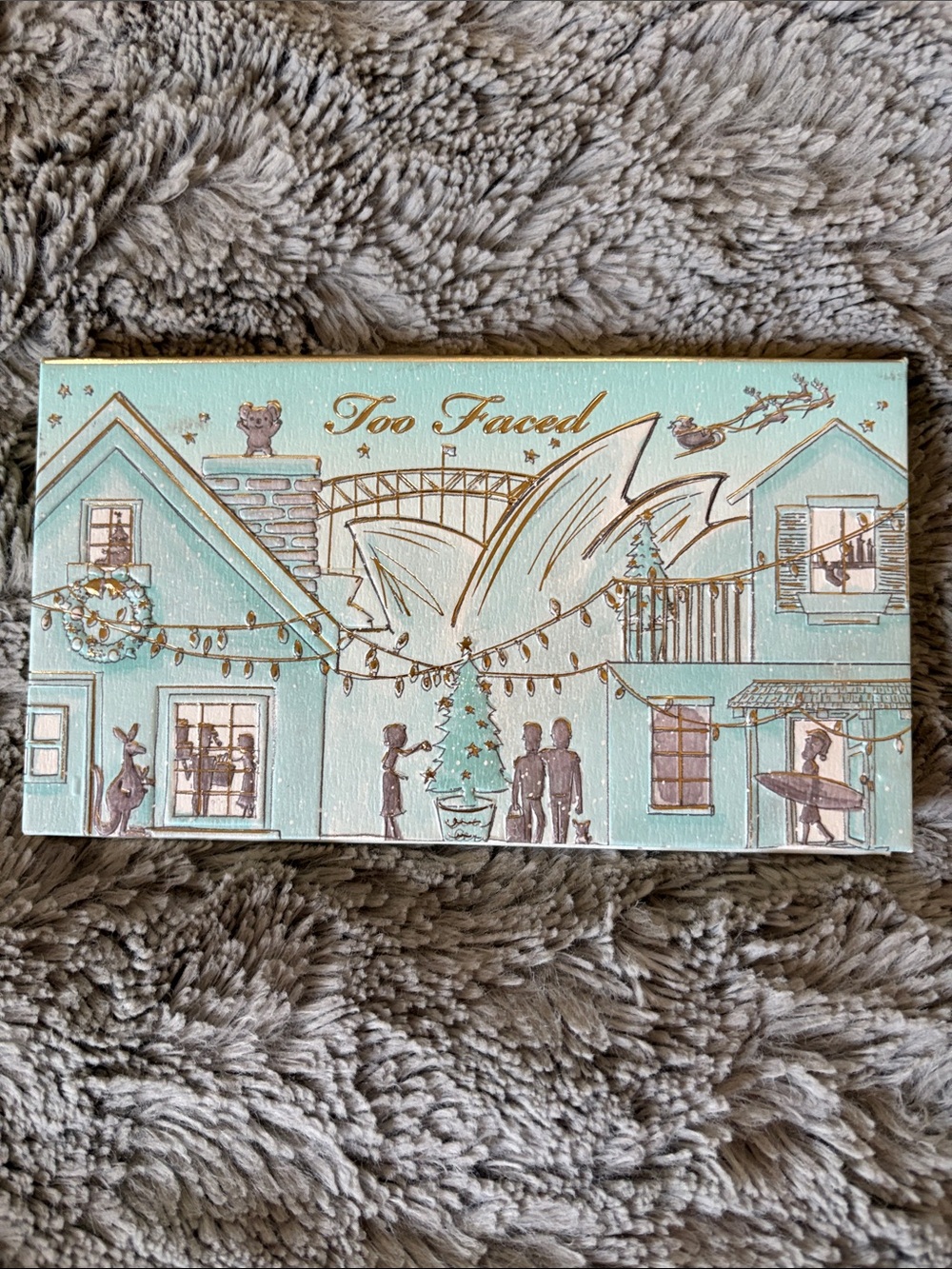 Too Faced Mint & Gold Holiday Eyeshadow Palette